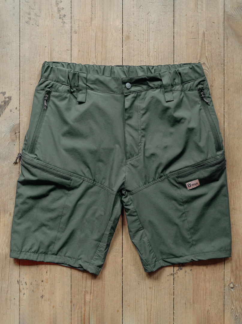 Men's Hiking Flex Shorts - Forest Green i gruppen Herr / Byxor & shorts - Herr / Shorts hos Röyk (1921_r)