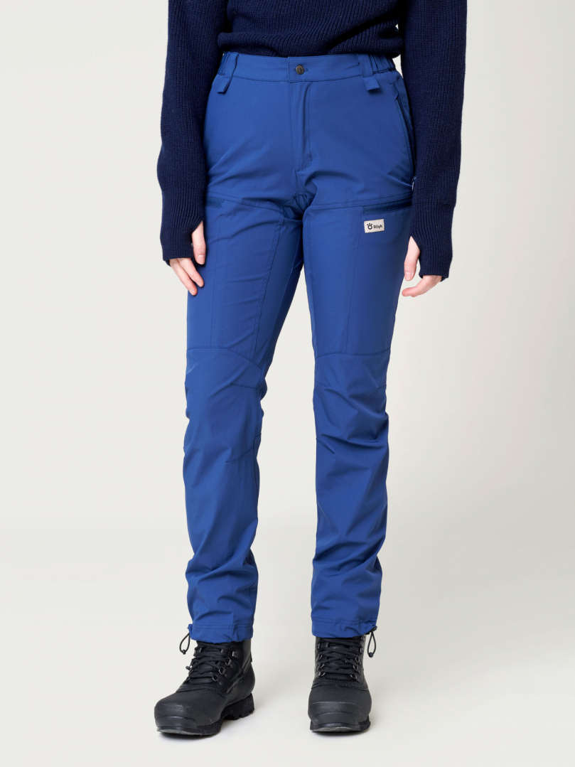 Women's Hiking Flex Pants - Denim Blue i gruppen VINTERREA / 50% rabatt hos Röyk (29112036_r)