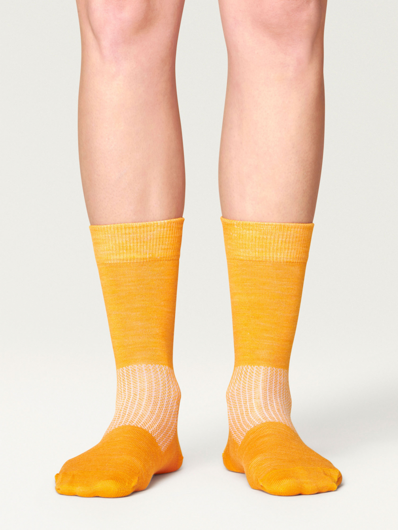 Everyday Merino Socks - Yellow i gruppen Accessoarer / Strumpor / Vardagsstrumpor hos Röyk (70033436_r)