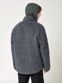 Men's Heavy Wool Pile Jacket - Charcoal