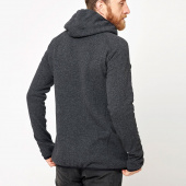 Men's Monk Pullover Wool Hoodie - Anthracite