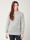 Women's Norrby Wool Sweater - Grey Melange