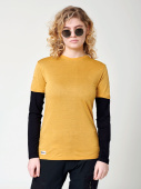 Women's Merino T-shirt - Yellow Bronze