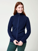 Women's Merino Full Zip Jacket - Navy